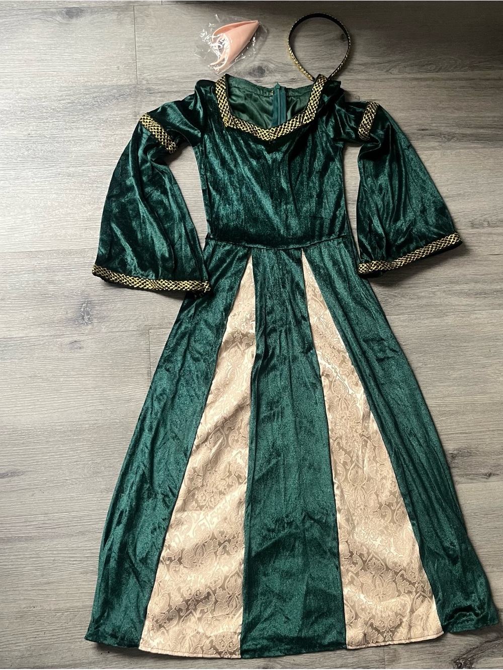 Medieval Elf Girl Costume Dress/Accesory